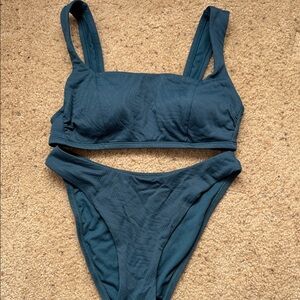 Shade & Shore Teal Bikini Set